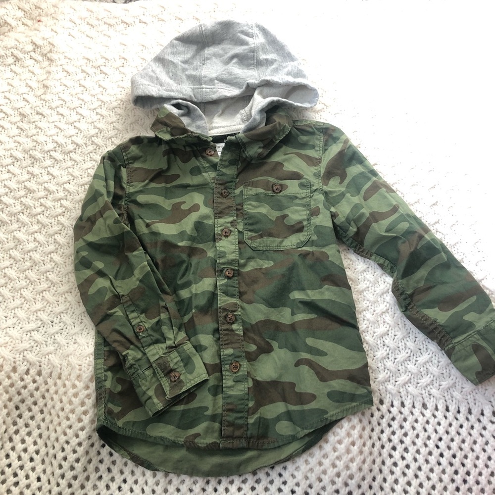 Carter’s boys camo shirt